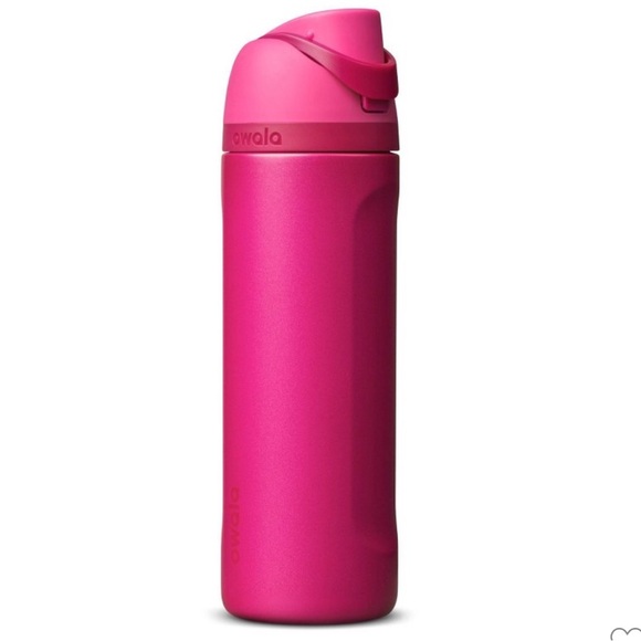 Owala 24 oz freesip tumbler Read My Lips pink metallic NWT